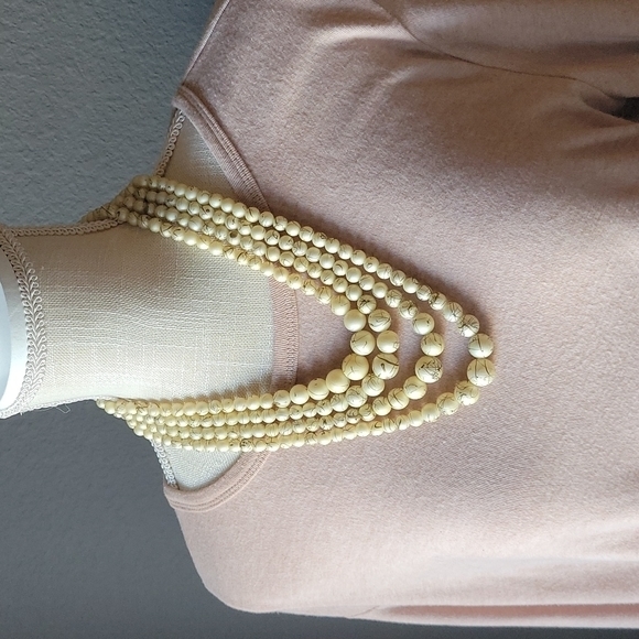 Vintage Multi-strand Beaded Necklace 20" - Picture 1 of 5